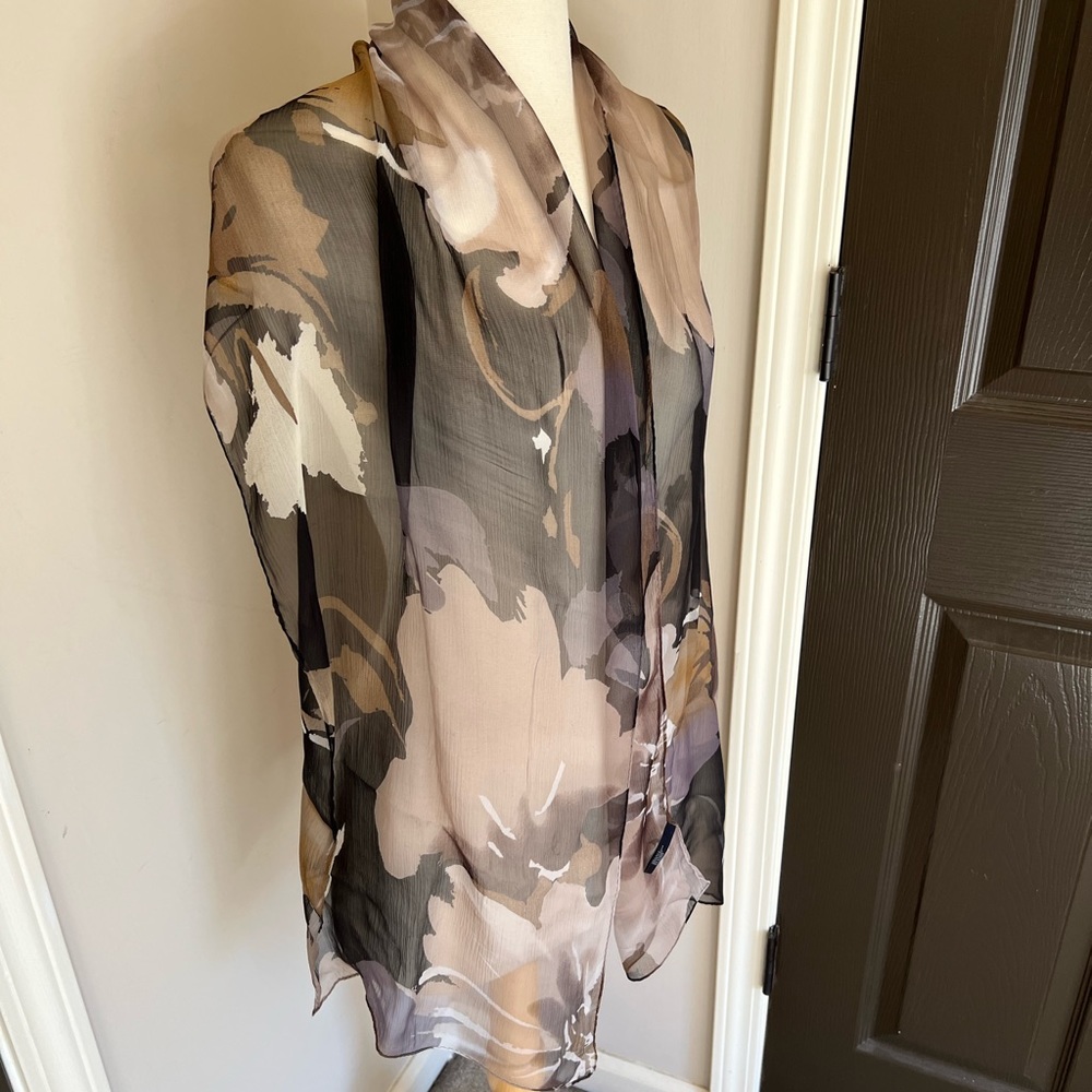 Ann Klein silk scarf
